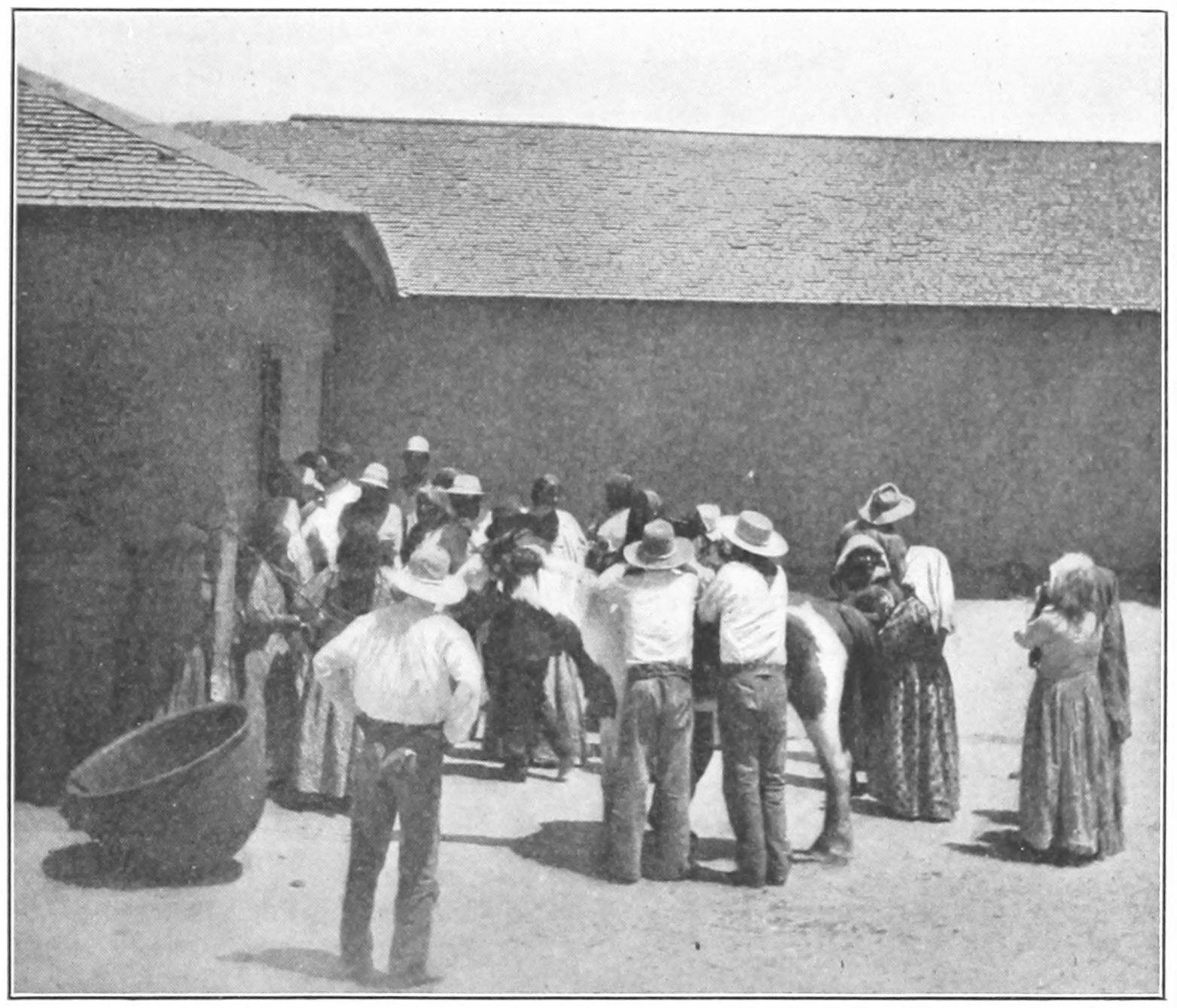 Archival photograph of the Pima Indians community, page 85